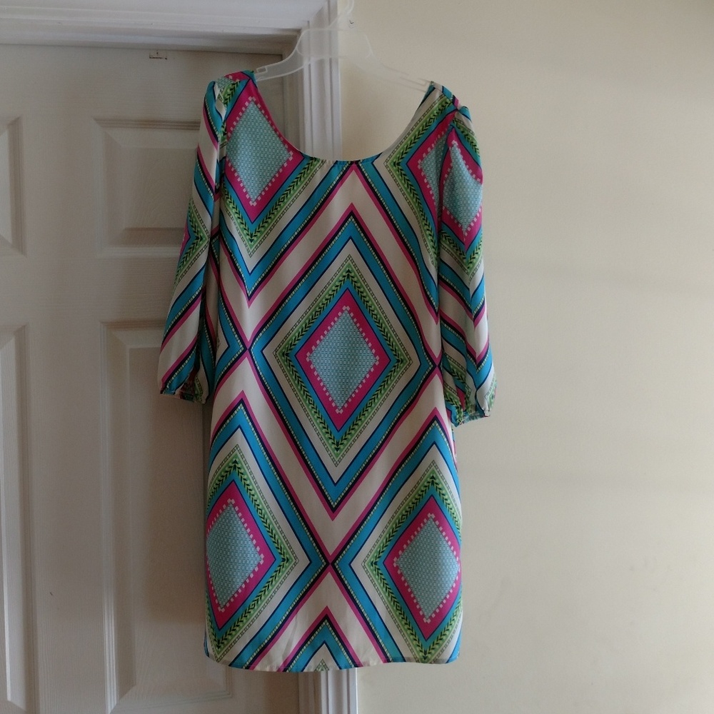 Multi colored short dress